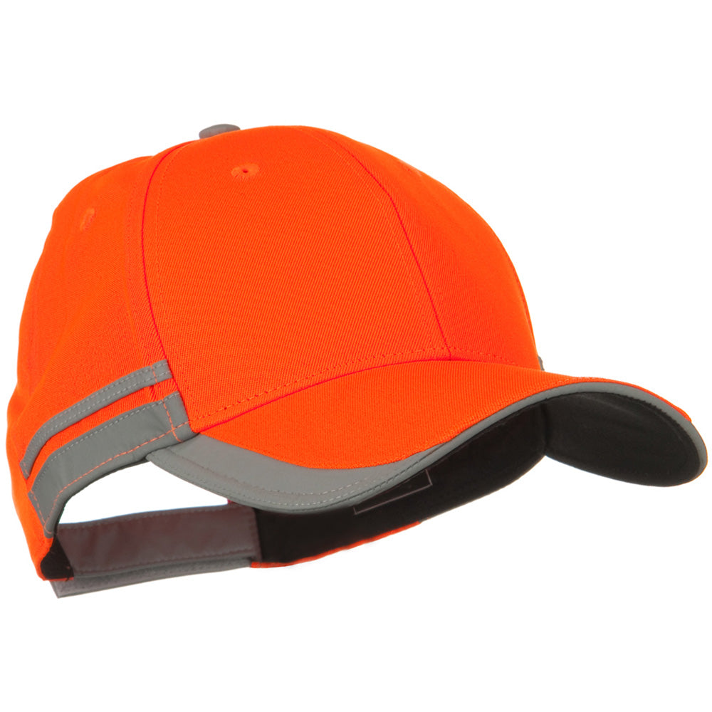 Reflective Fabric Accents Safety Cap