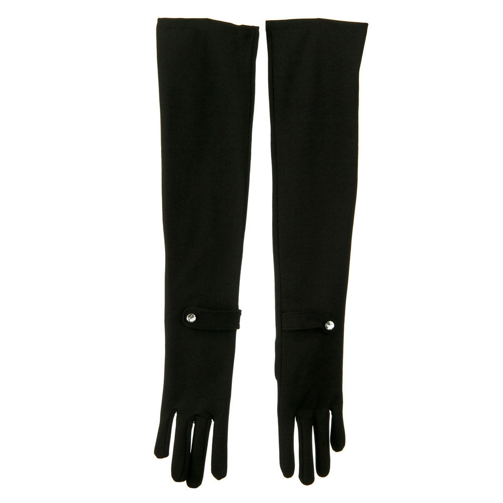 Long Sleeve Rhinestone Glove