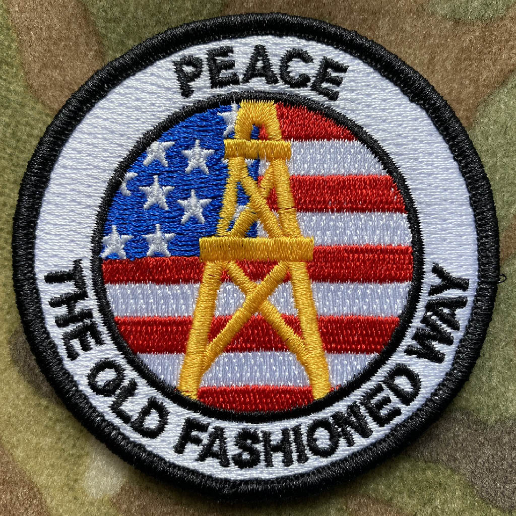 US Oil Rig - Peace The Old Fashioned Way
