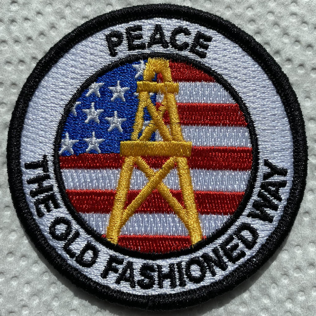 US Oil Rig - Peace The Old Fashioned Way