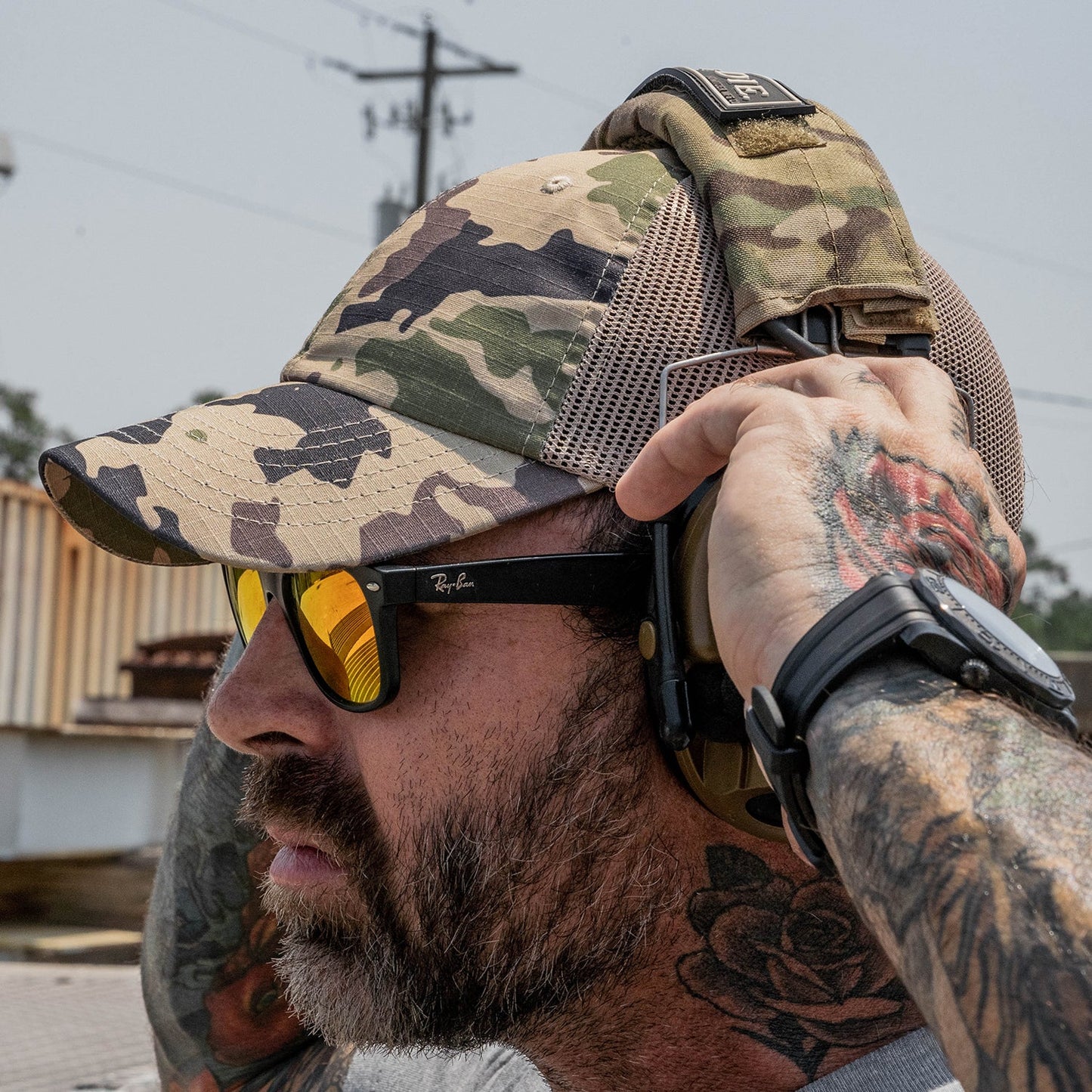 Ripstop Tactical Mesh Snapback Hat [no patch]