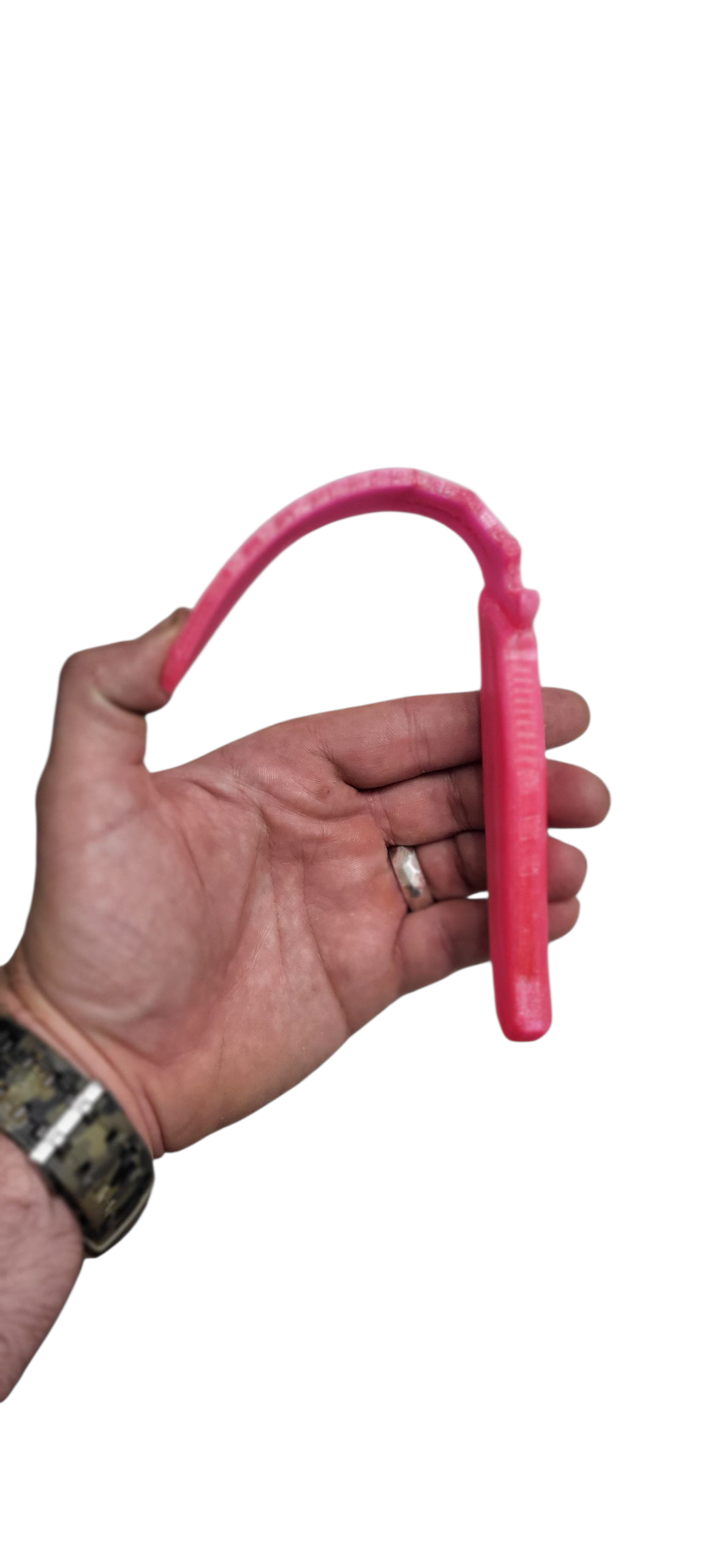 Neon CQB Training Knife - Hot Pink Rubber (3D Printed TPU)