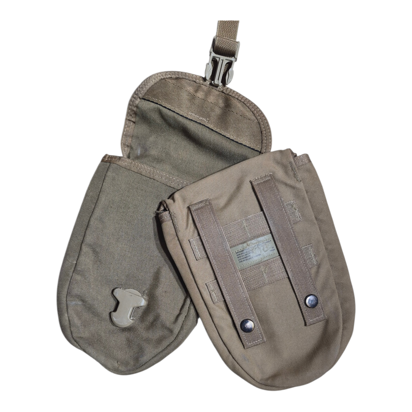 USMC Coyote Tan Entrenching Tool Carrier Pouch issued condition
