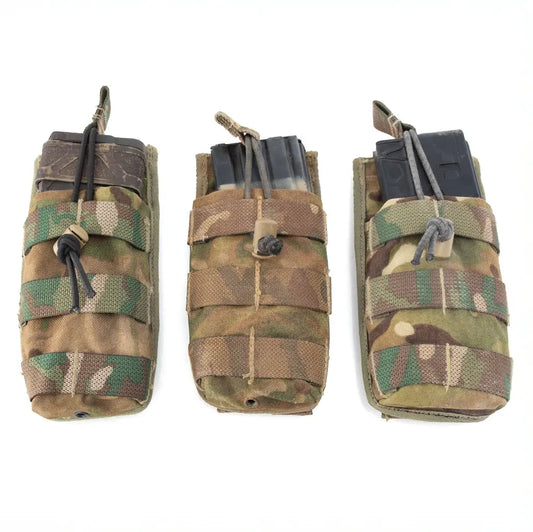 British Osprey Mk. IV Single Mag MOLLE Pouch W/ Elastic Retention Strap | Issued
