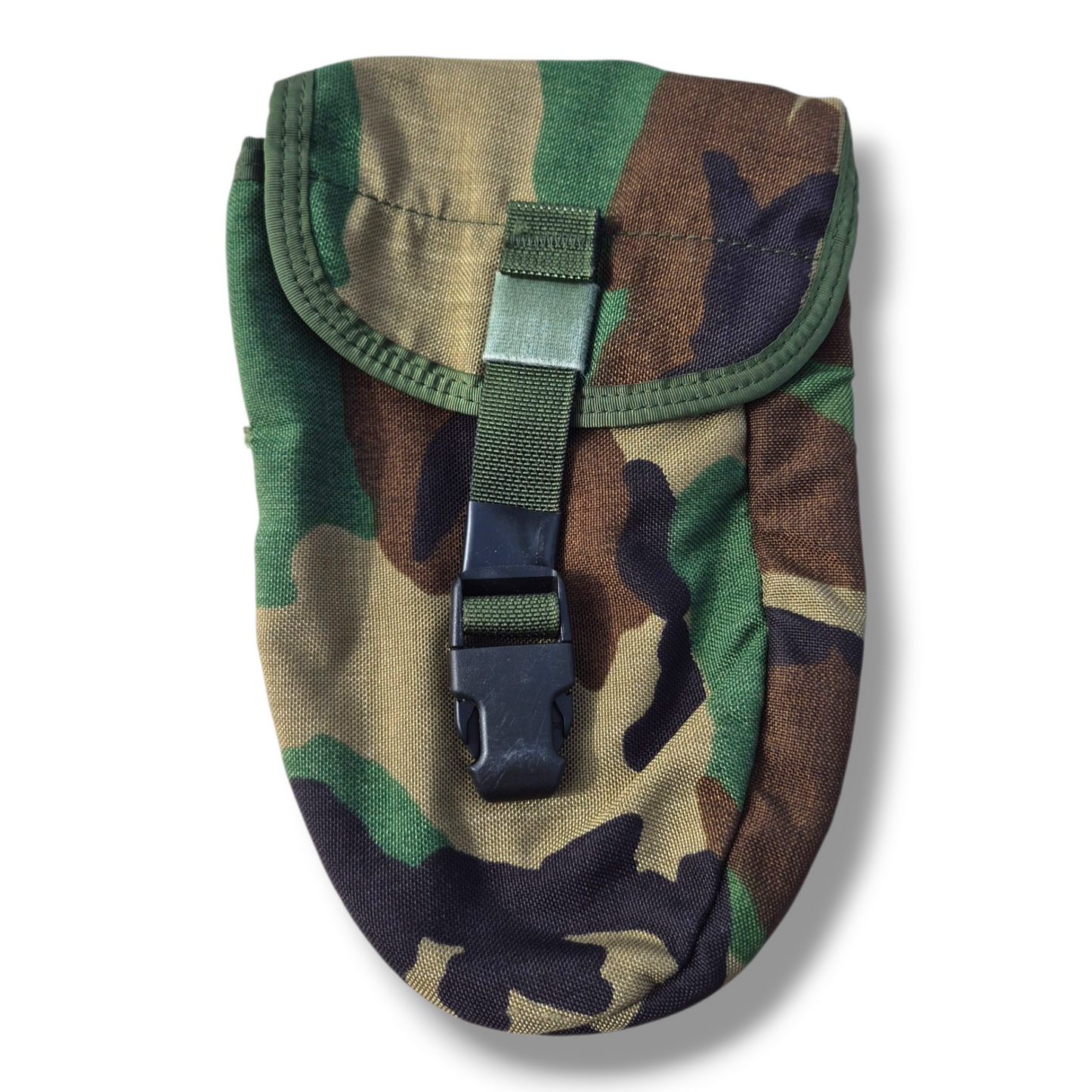 Woodland Entrenching Tool Carrier pouch issued condition
