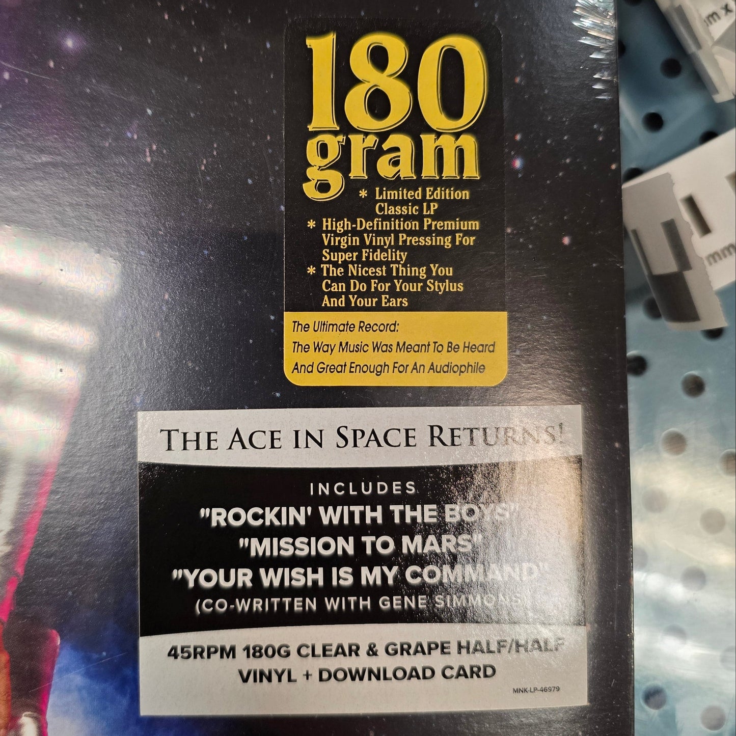 ACE FREHLEY - Spaceman [180G] 2x (Color Vinyl) LP Record + DL Code