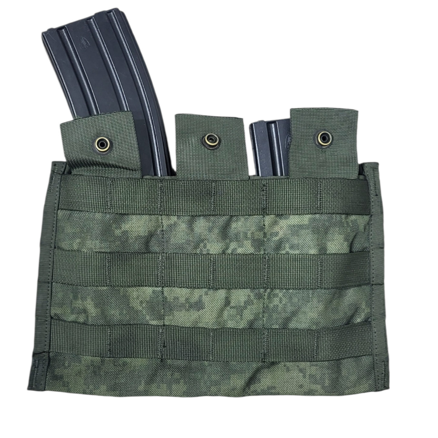 Forest Green dyed ACU Triple M4 Magazine Pouch USGI issued