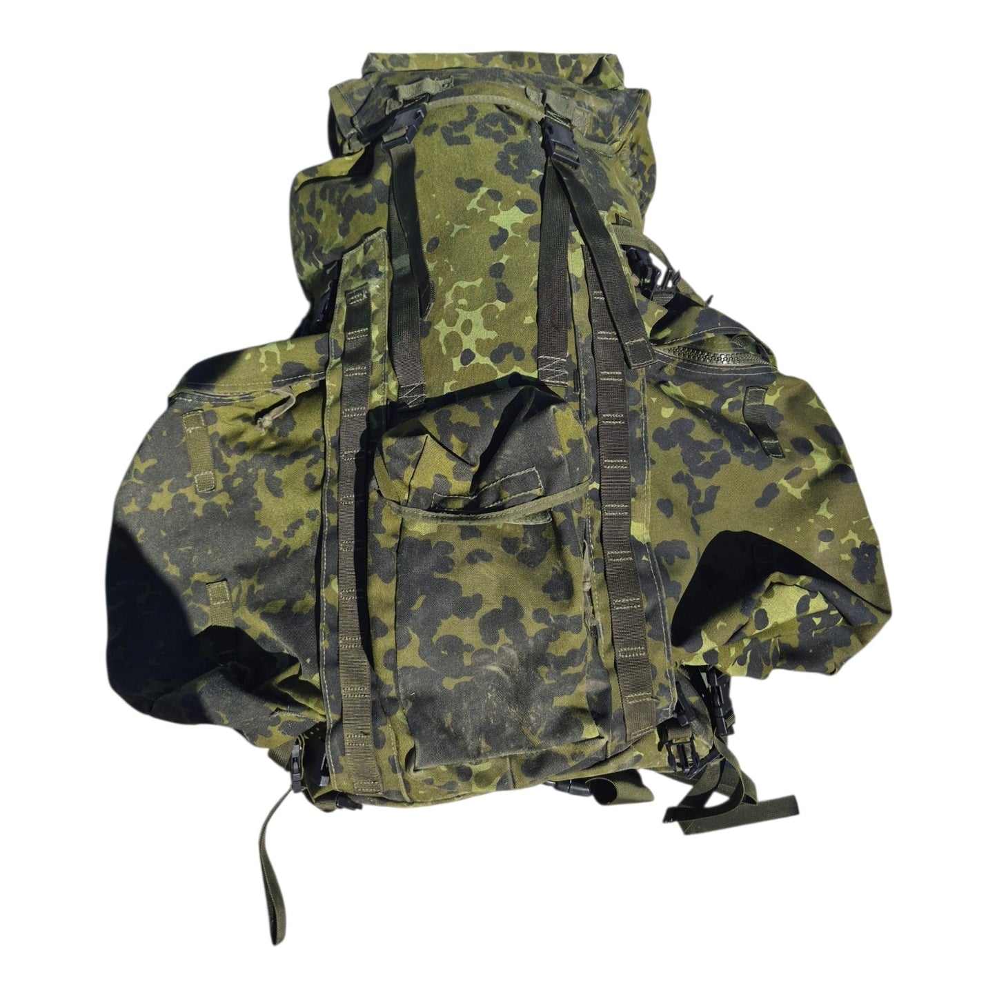 Danish Army Flecktarn 70L Ruckack Surplus M84 M96 Camo PLCE Backpack Combat Pack