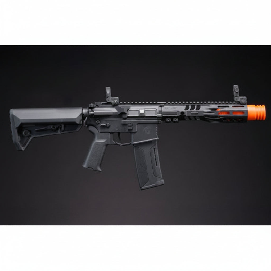 FURY28 Custom SLR SD - Lancer Tactical Gen 4 AEG w/ Aster II Bluetooth ETU - (Black) - 9" Brushless motor combo