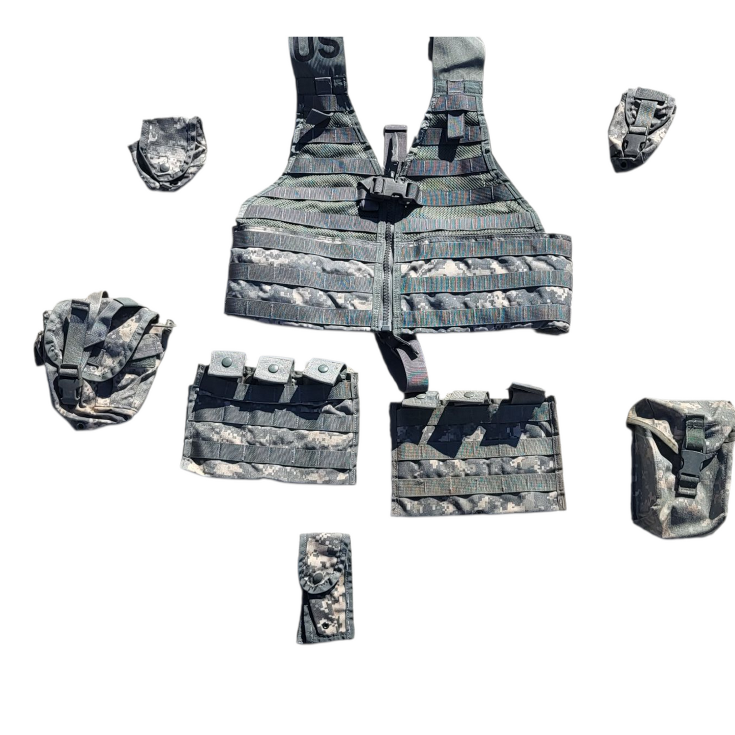 ACU riflemen set 7 pouches