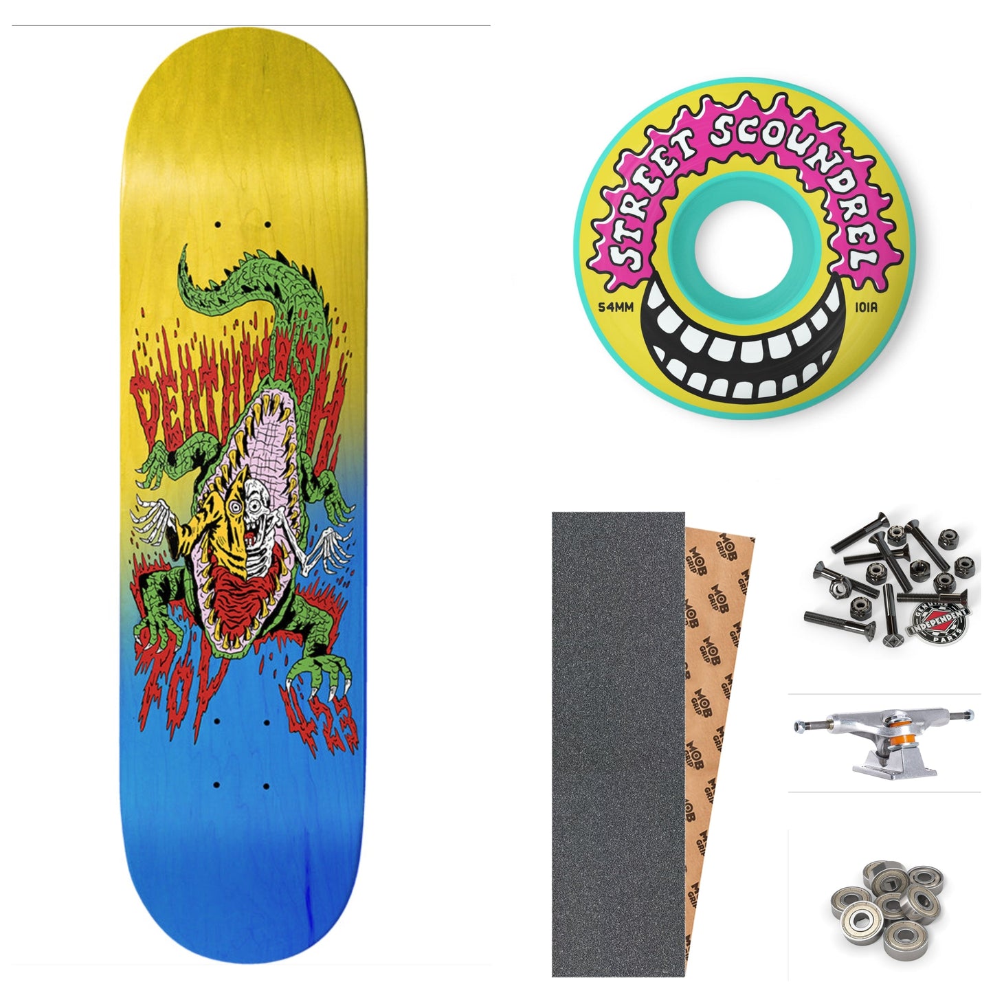 DEATHWISH FOY "FULL HEAT" 8.125" COMPLETE SKATEBOARD