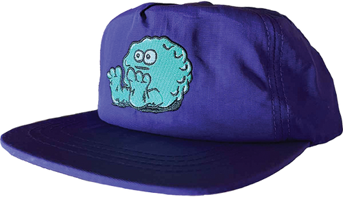 Snot Wide Boy "Booger Logo" Purple 5 Panel Nylon Hat