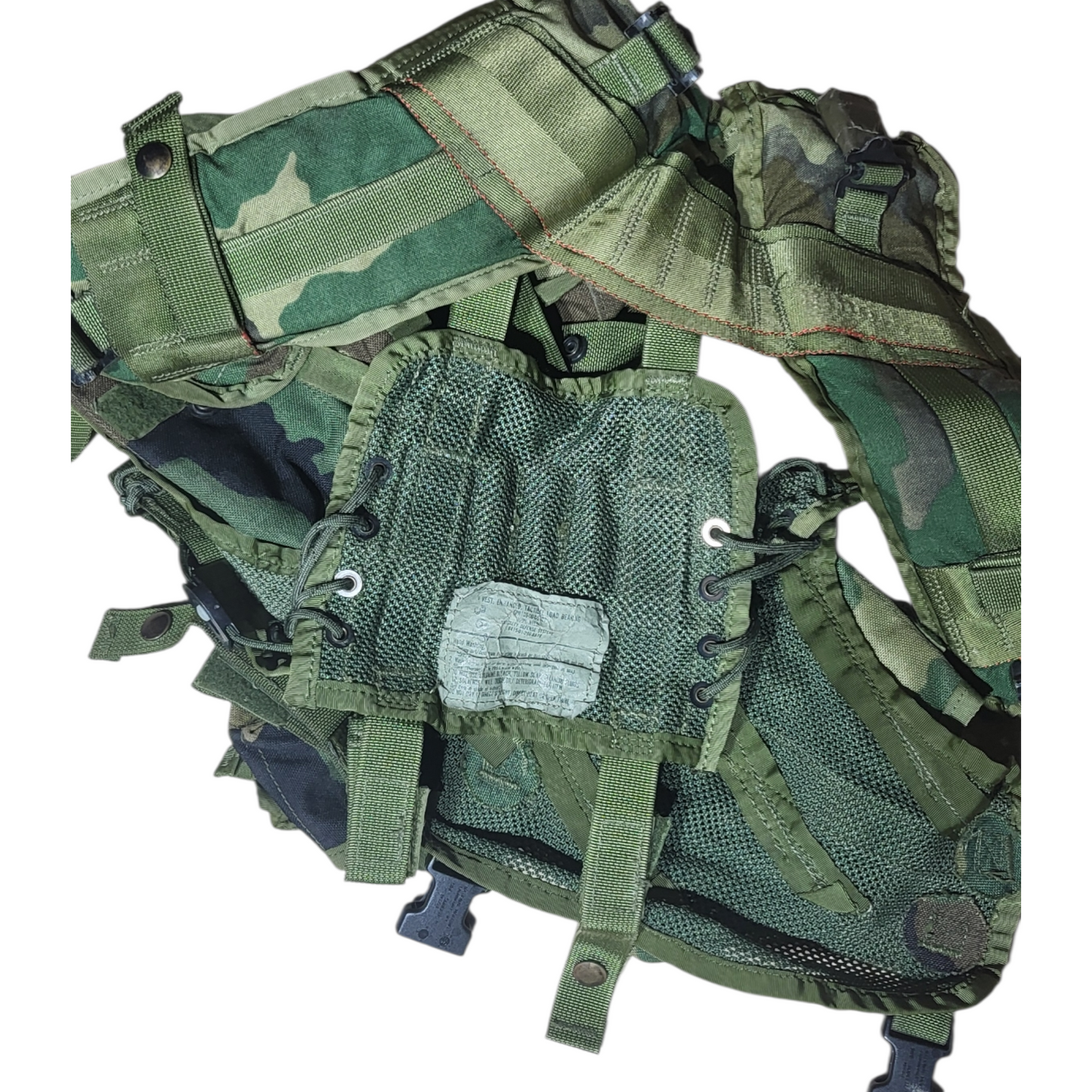 Woodland load bearing vest