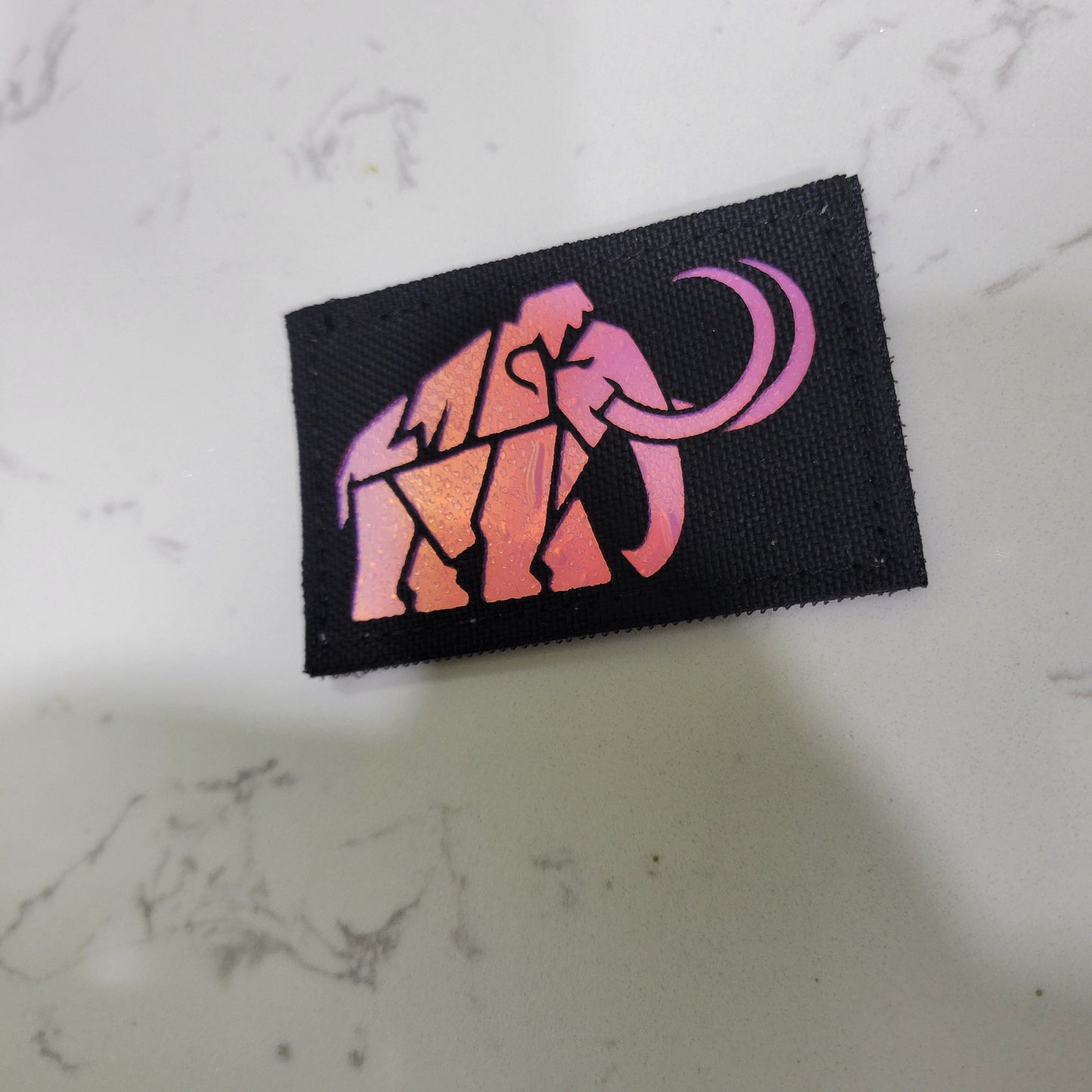 Geometric Mammoth Laser Cut Patch