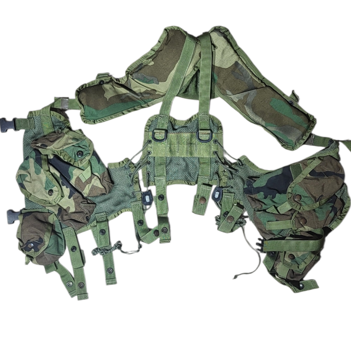 Woodland load bearing vest