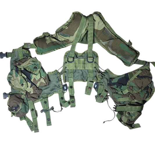 Woodland load bearing vest