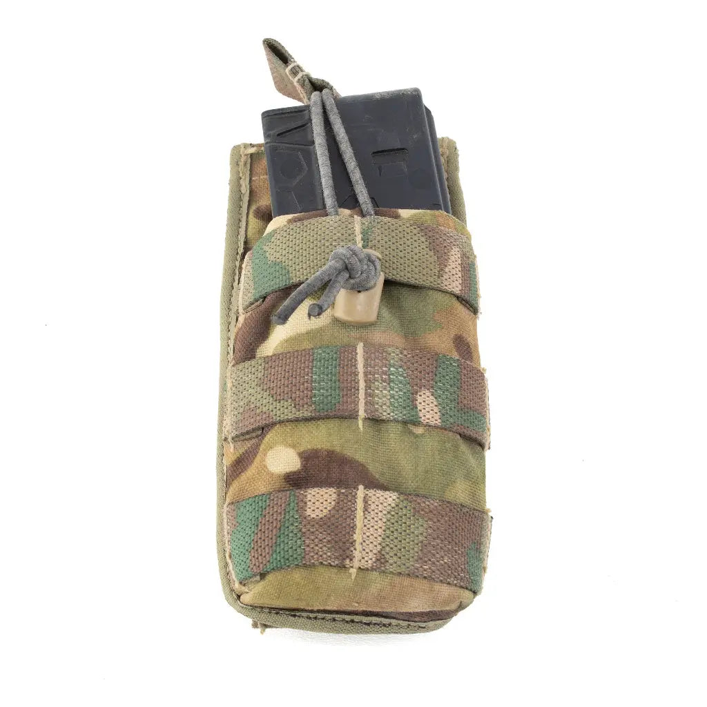 British Osprey Mk. IV Single Mag MOLLE Pouch W/ Elastic Retention Strap | Issued