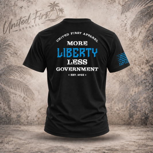 More Liberty, Less Government Unisex T-Shirt