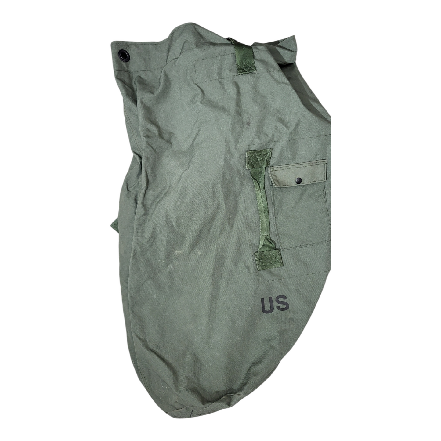 USGI Green Duffle Bag old style top loader sea bag Issued