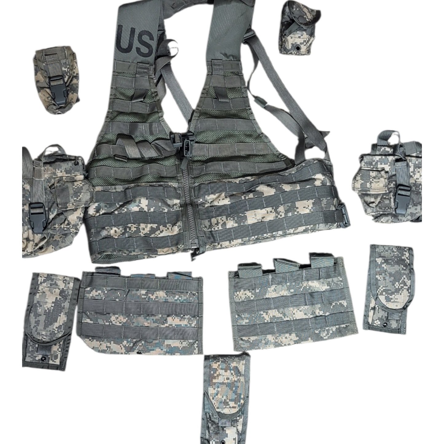 Riflemen 9 Piece FLC Vest Kit ACU/UCP