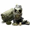 POLISH MP4 BLACK GAS MASK W/5-FILTERS & BAG NEW
