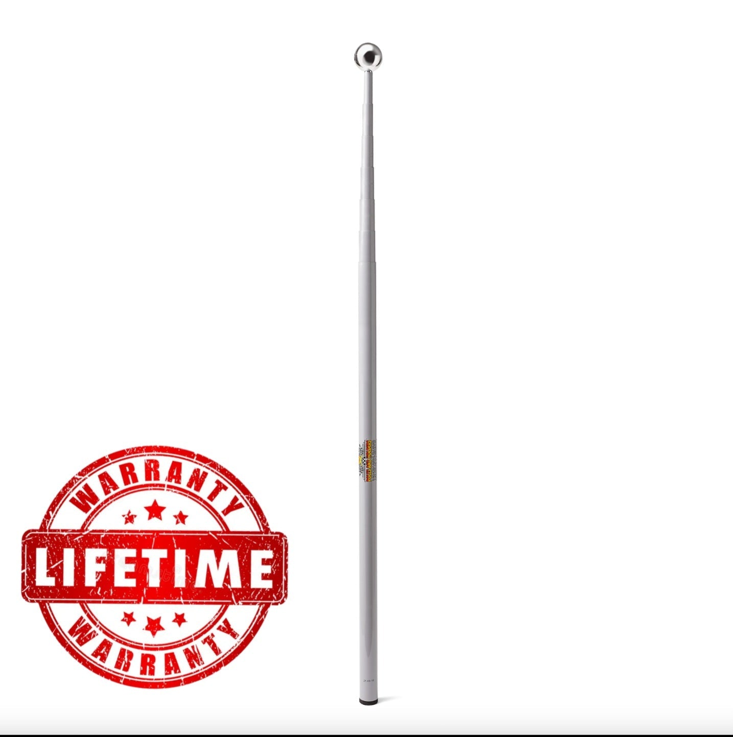 22' Fiberglass Telescoping RV Flagpole | Poles and Holders