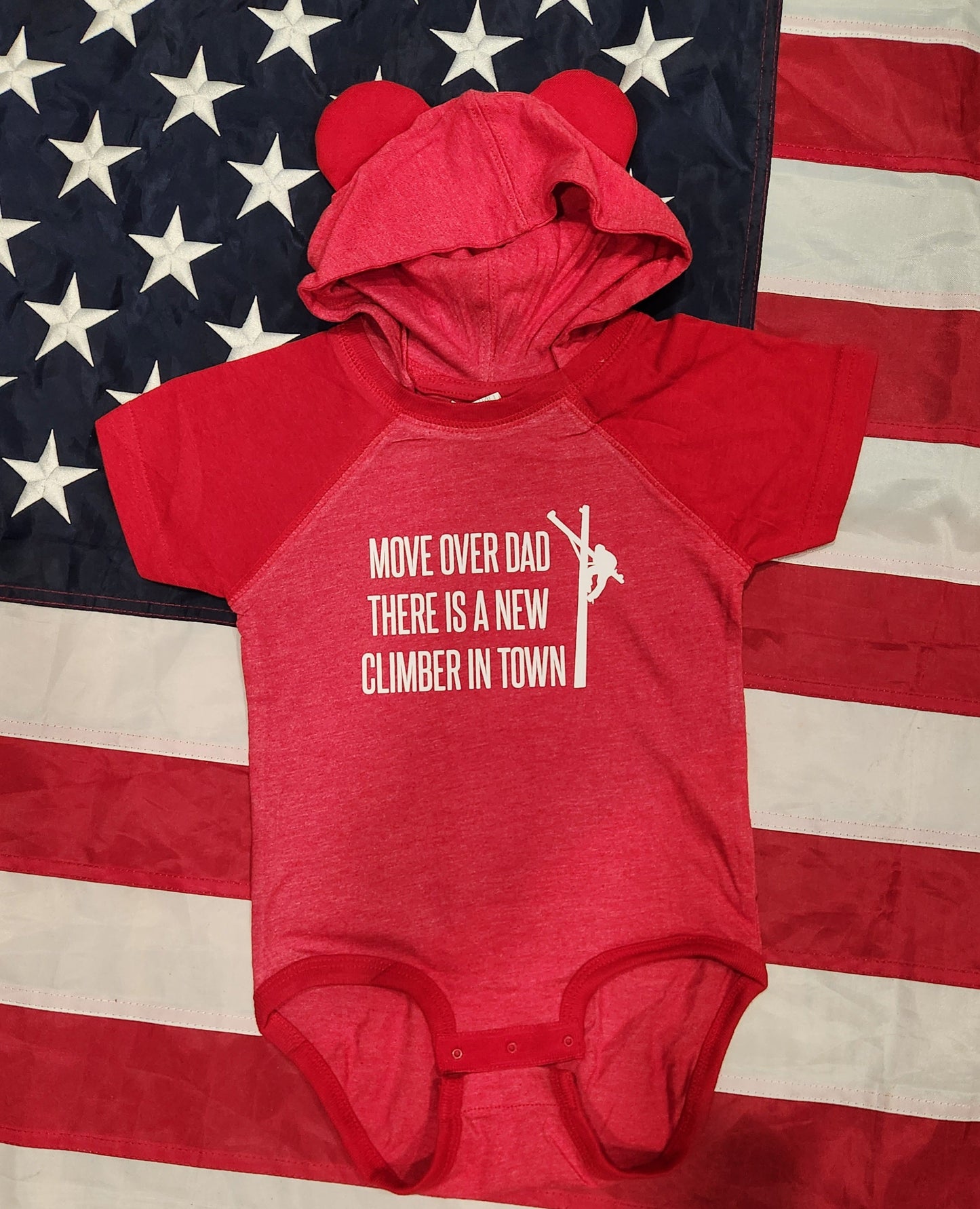 Move Over Dad Lineman baby