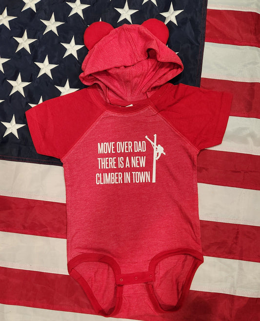 Move Over Dad Lineman baby