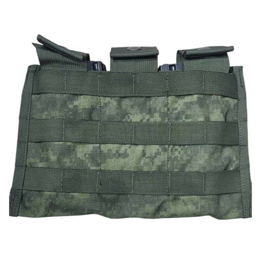 Forest Green dyed ACU Triple M4 Magazine Pouch USGI issued