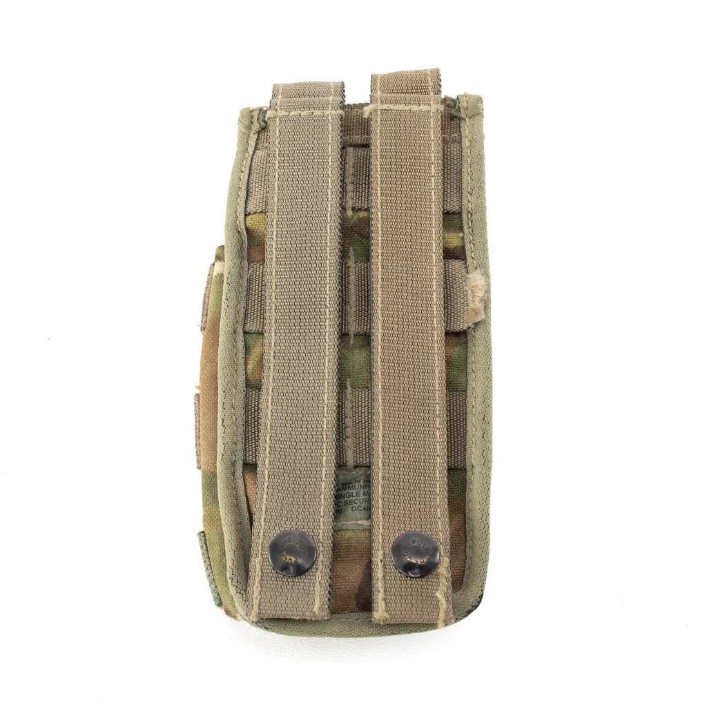 British Osprey Mk. IV Single Mag MOLLE Pouch W/ Elastic Retention Strap | Issued