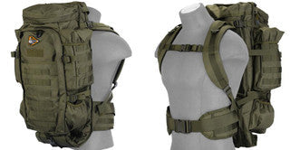 Lancer Tactical Nylon Rifle Backpack (OD Green)