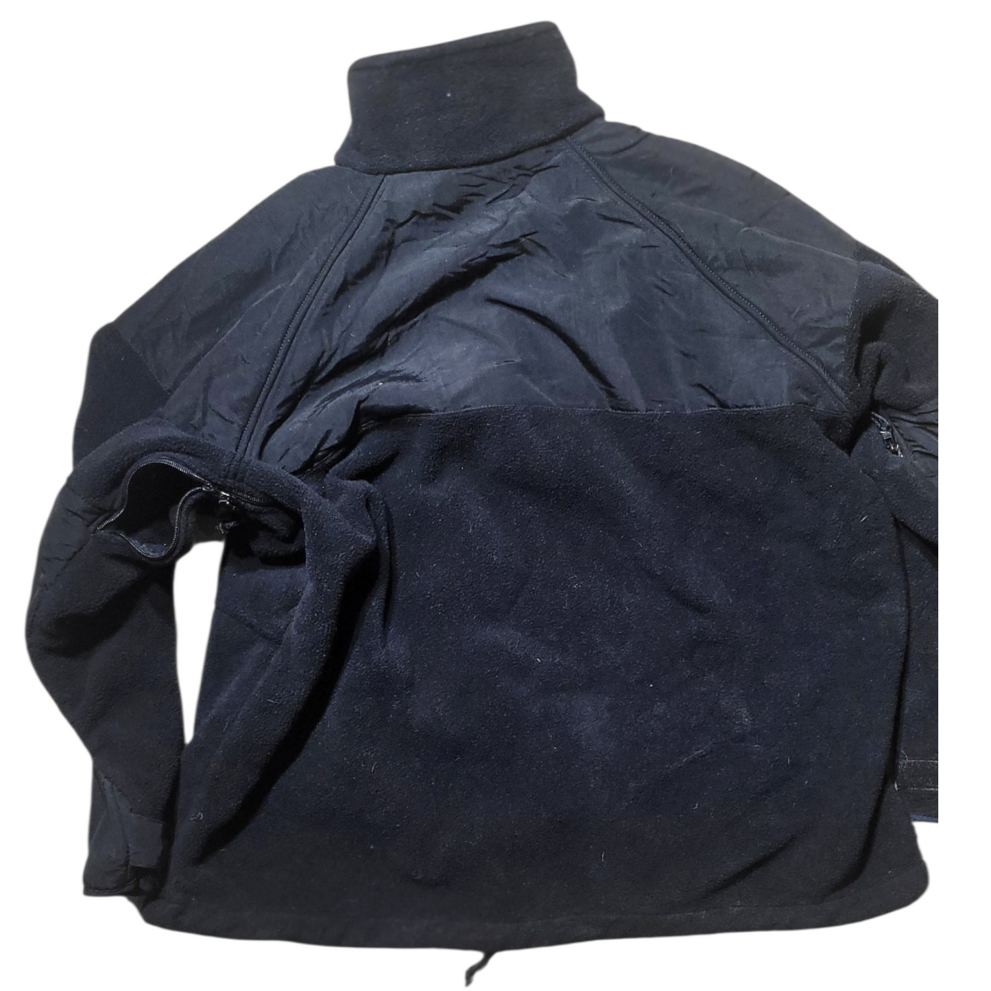 US G.I. Black POLARTEC Full Zip Fleece Jacket XL issued
