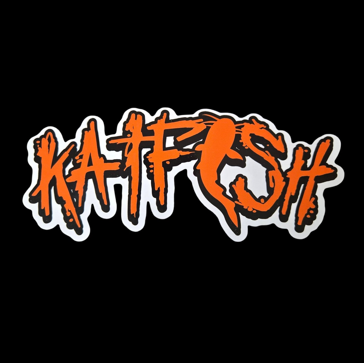 KATFISH Graffiti ORANGE Decal