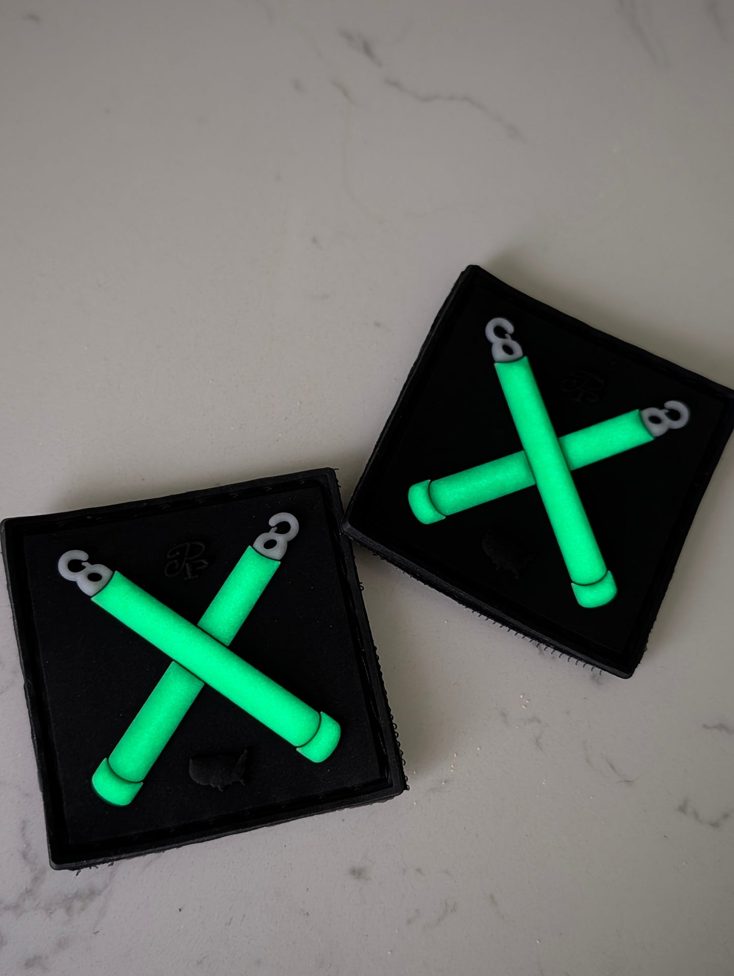 Glowsticks Morale Patch - Green - Glow in the Dark - 100% Made in the USA