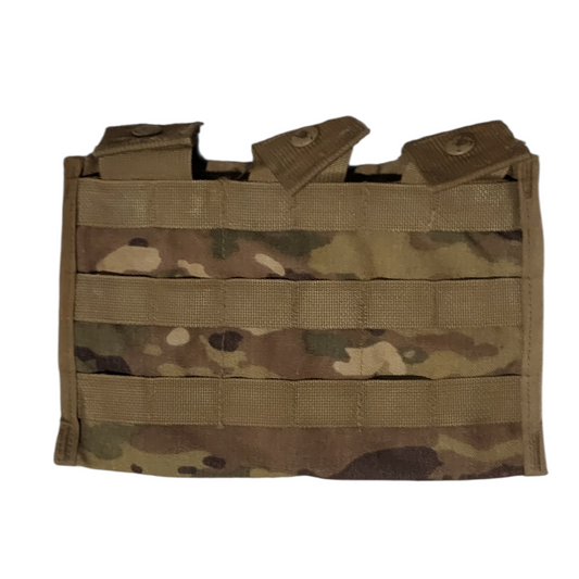 USGI OCP Multicam MOLLE II Triple M4 Magazine Pouch issued condition
