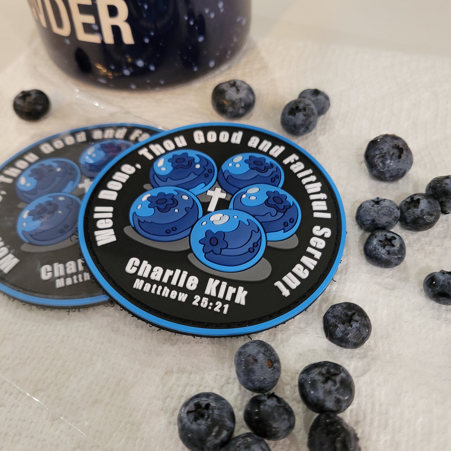 Blueberry Fund - Charlie Kirk Memorial Morale Patch