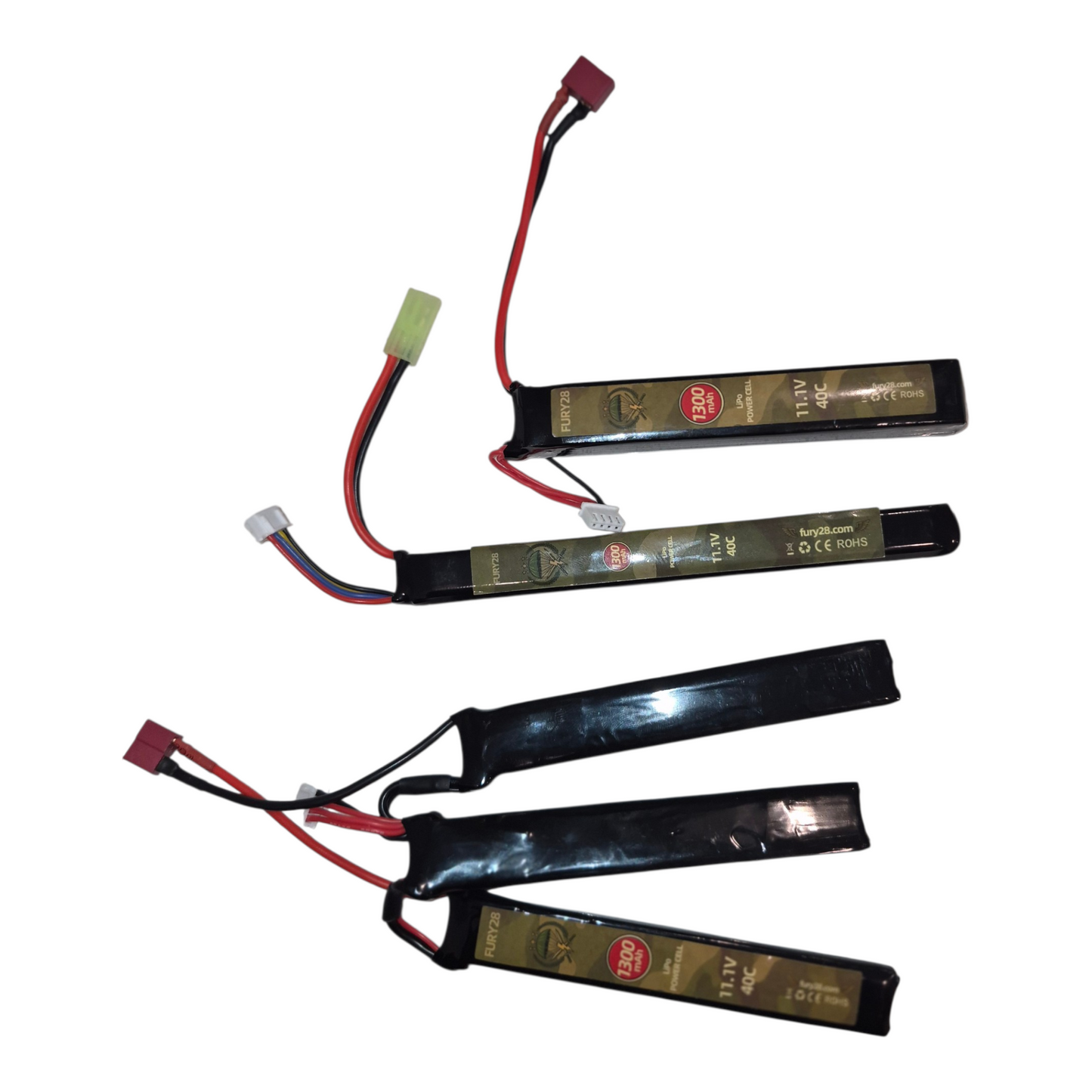 Fury28 11.1v 1300mah 40c Lipo battery stick type AEG