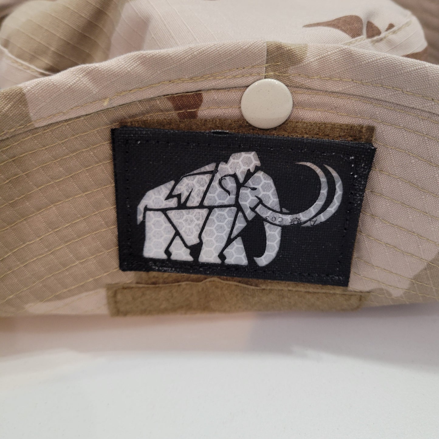 Geometric Mammoth Laser Cut Patch