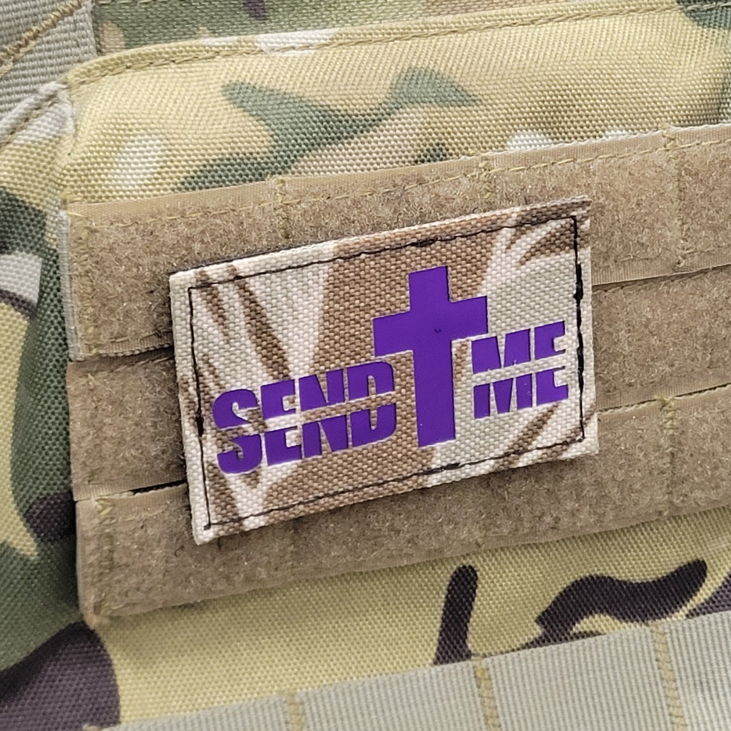 Send Me Laser Cut Patch (M81 fabric / Reflective white) Limited Edition