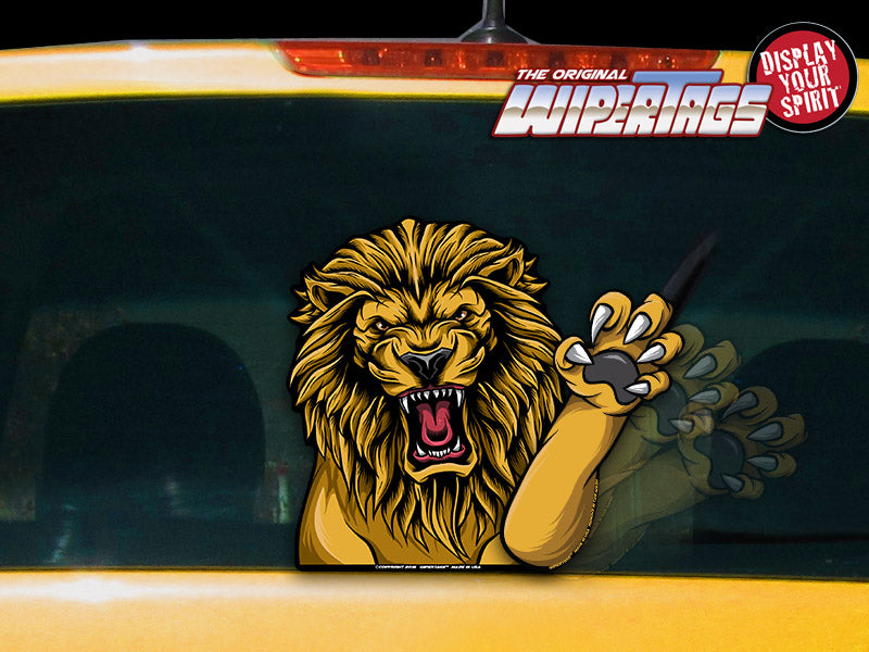 Lion Roaring WiperTag