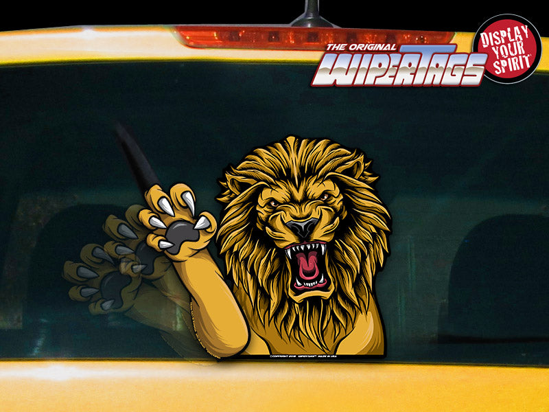 Lion Roaring WiperTag