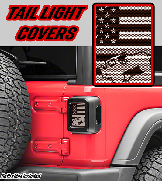White Rock crawler Taillight cover decal