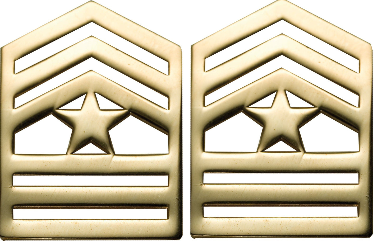U.S. Army ROTC Rank - No Shine Pin-on Metal Rank Insignia