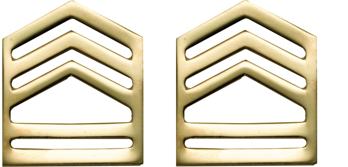 U.S. Army ROTC Rank - No Shine Pin-on Metal Rank Insignia