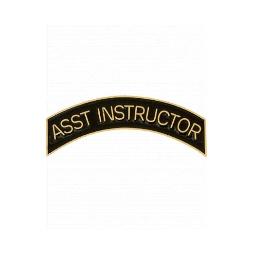 ROTC Metal Arc Tab ASST INSTRUCTOR