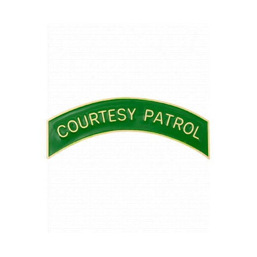 ROTC Metal Arc Tab COURTESY PATROL