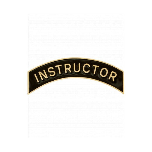 ROTC Metal Arc Tab INSTRUCTOR