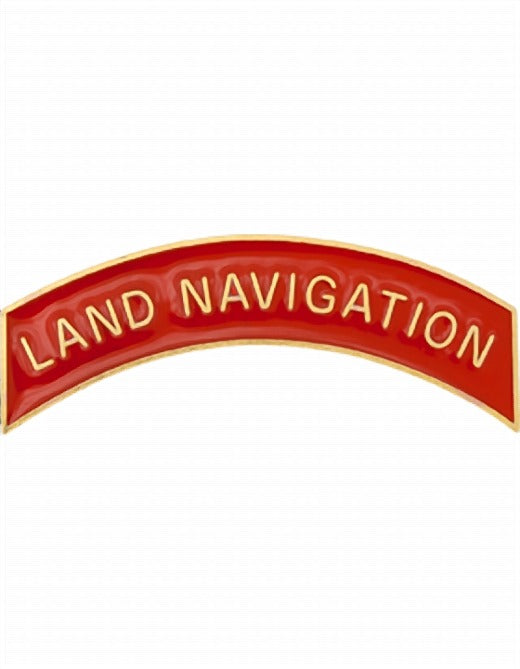 ROTC Metal Arc Tab LAND NAVIGATION