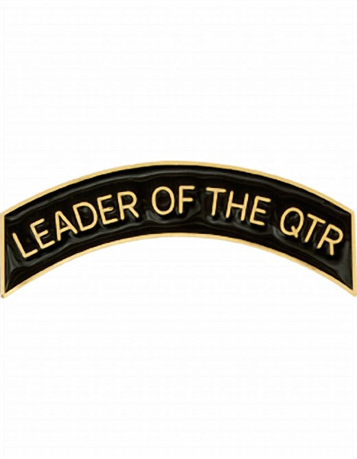 ROTC Metal Arc Tab LEADER OF THE QTR