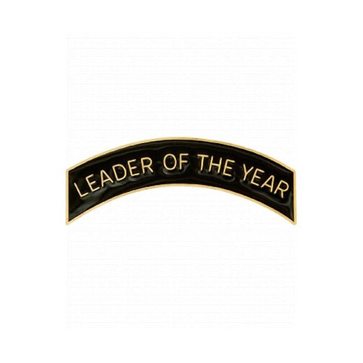 ROTC Metal Arc Tab LEADER OF THE YEAR